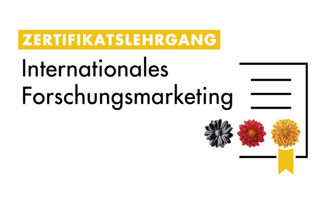 Logo Zertifikatslehrgang "Internationales Forschungsmarketing"