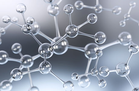 Transparente Molekülstruktur - © Adobe Stock / Anusorn 