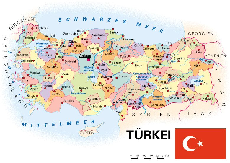 Türkische Karte