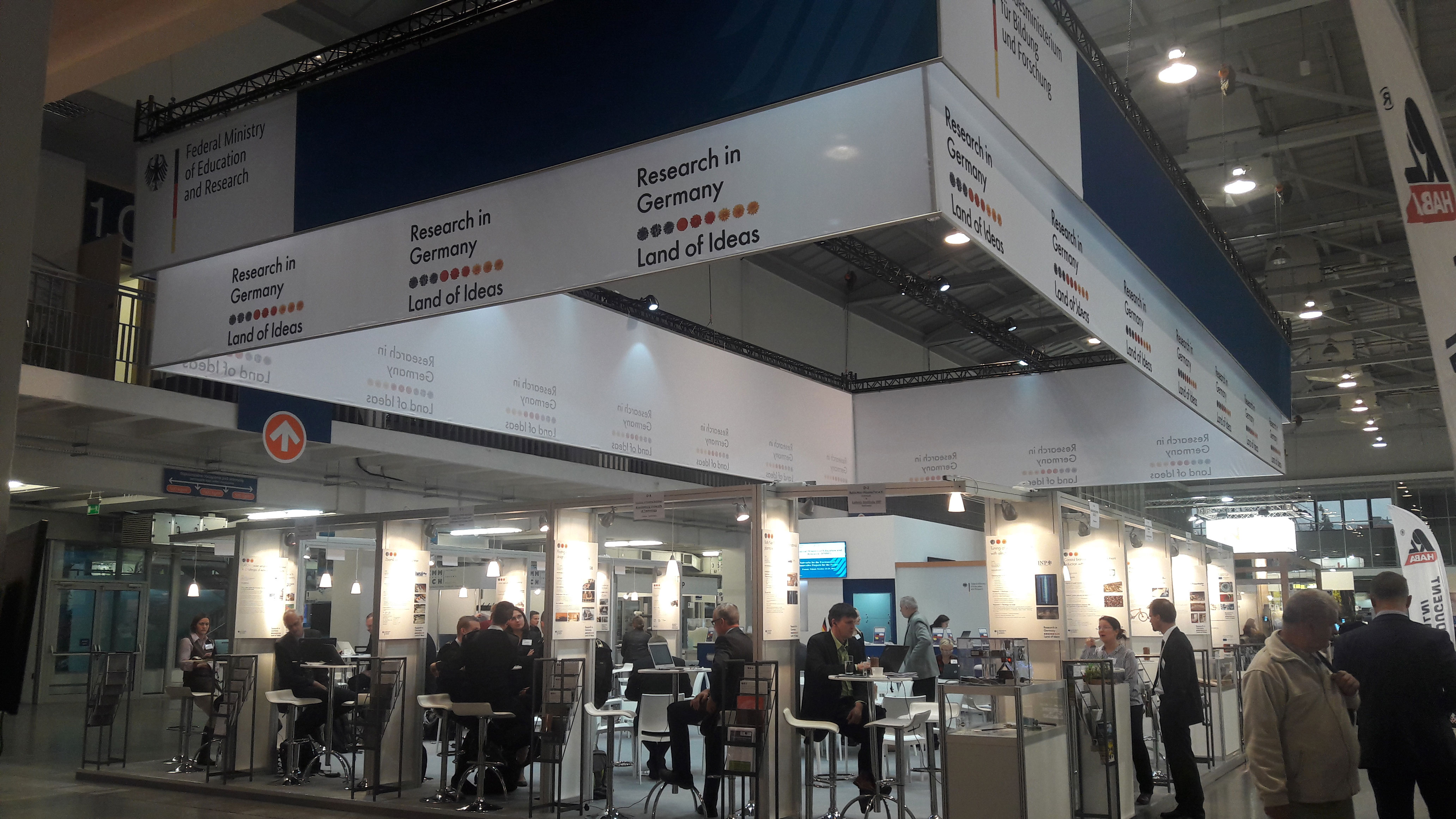 Messestand des Bundesministerium für Bildung und Forschung
