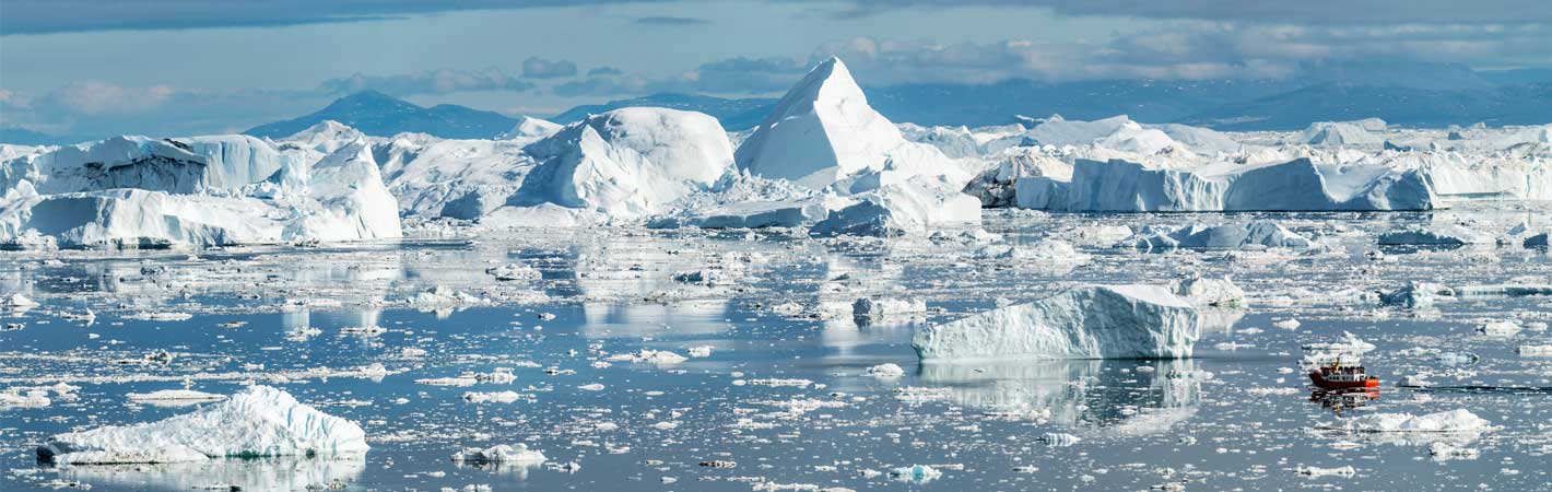 Eisberge vor Grönland (Symbolbild)